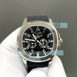 3KF Best Replica Patek Philippe 5261R Aquanaut Luce Black Dial Moon Phase Watch 